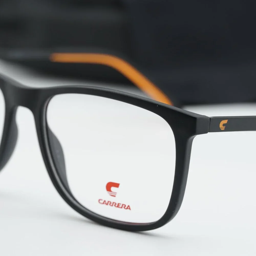 Carrera Junior CARRERA2045T 08LZ 00 Square Eyeglasses 52mm - Black/Orange